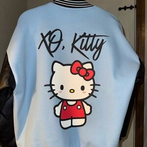 Forever 21 Blue and Black Varsity Jacket